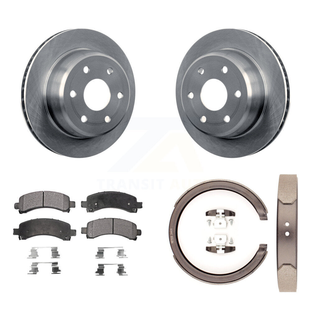 Transit Auto K8T-105579 Disc Brake Kit for 2002-2014 Cadillac Escalade, Chevrolet Avalanche 1500, Chevrolet Express 1500 & more - Rear product image