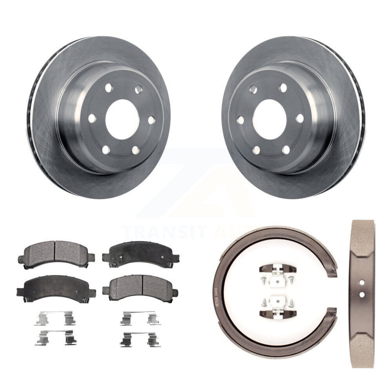 Transit Auto K8T-105579 Disc Brake Kit for 2002-2014 Cadillac Escalade, Chevrolet Avalanche 1500, Chevrolet Express 1500 & more - Rear product image