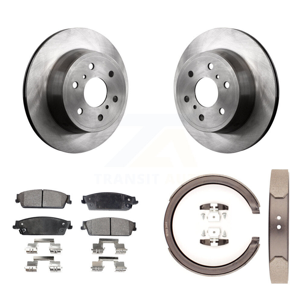 Transit Auto K8T-105580 Disc Brake Kit for 2007-2014 Chevrolet Silverado 1500, Cadillac Escalade, Cadillac Escalade ESV & more - Rear product image