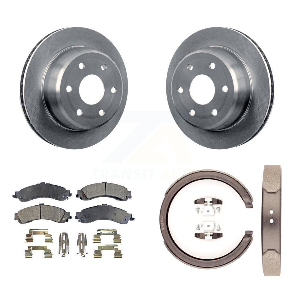 Transit Auto K8T-105582 Disc Brake Kit for 2000-2006 Chevrolet Silverado 1500, GMC Sierra 1500, Cadillac Escalade & more - Rear product image