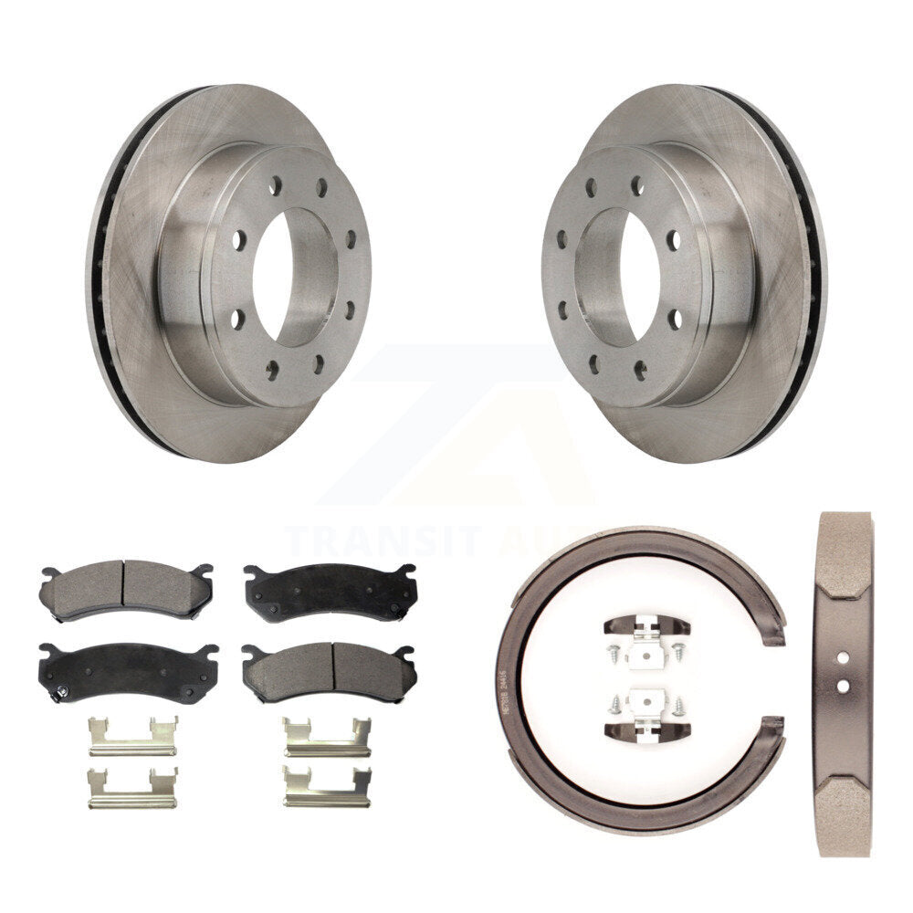 Transit Auto K8T-105588 Disc Brake Kit for 2001-2006 Chevrolet Silverado 1500 HD, GMC Sierra 1500 HD, GMC Sierra 2500 & more - Rear product image