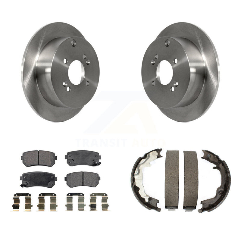 Transit Auto K8T-105606 Disc Brake Kit for 2006-2007 Hyundai Accent, Kia Rio, Kia Rio5 - Rear product image