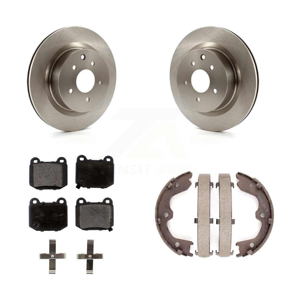 Transit Auto K8T-105637 Disc Brake Kit for 2003-2009 INFINITI G35, Nissan 350Z - Rear product image
