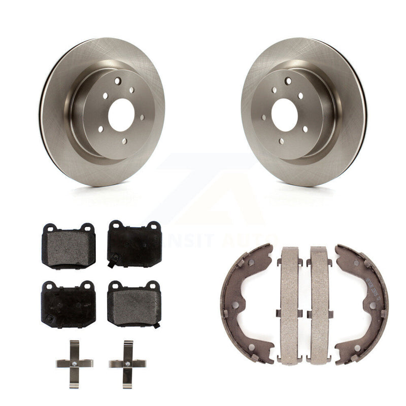 Transit Auto K8T-105637 Disc Brake Kit for 2003-2009 INFINITI G35, Nissan 350Z - Rear product image
