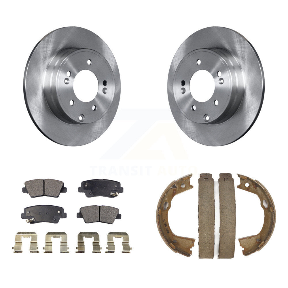 Transit Auto K8T-105670 Disc Brake Kit for 2010-2017 Hyundai Azera, Kia Optima, Hyundai Sonata - Rear product image