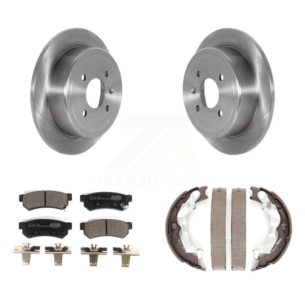 Transit Auto K8T-105682 Disc Brake Kit for 2014-2015 Chevrolet Spark EV - Rear product image