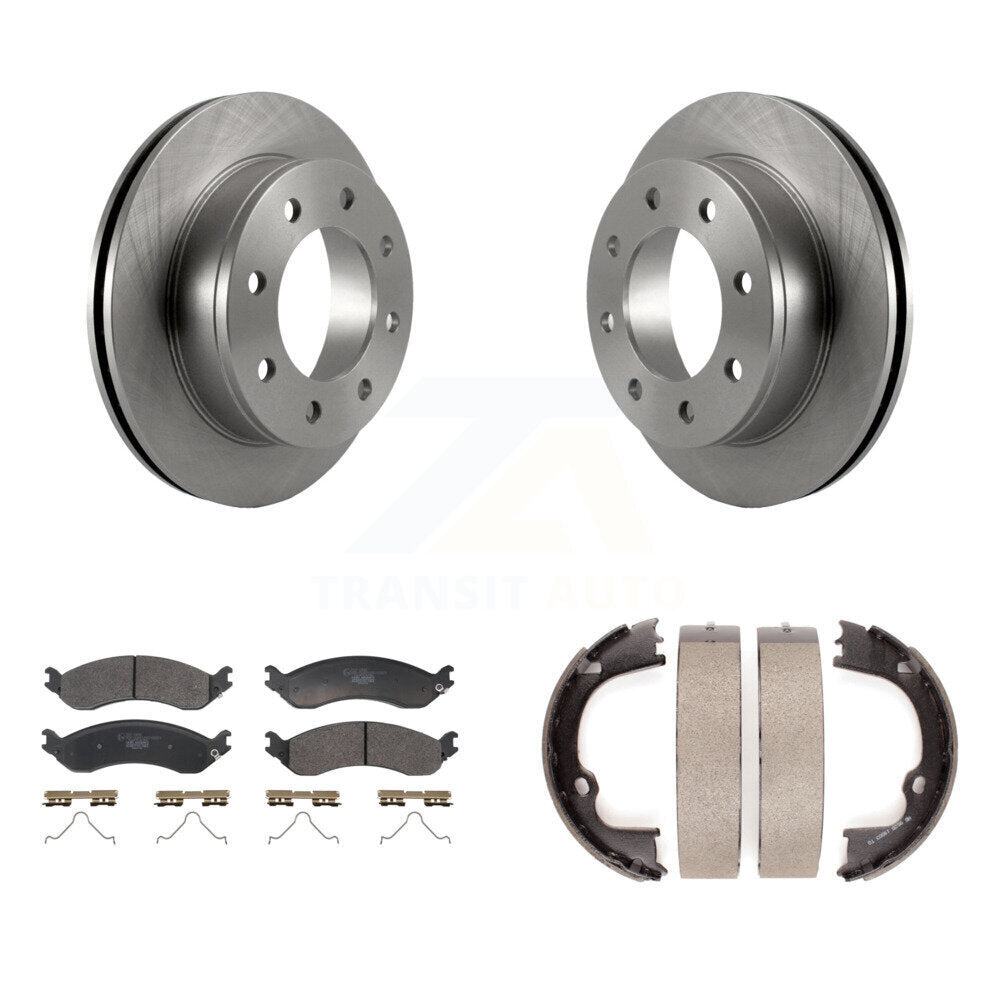Transit Auto K8T-105707 Disc Brake Kit for 2021-2024 Chevrolet Express 2500, Chevrolet Express 3500, GMC Savana 2500 & more - Rear product image