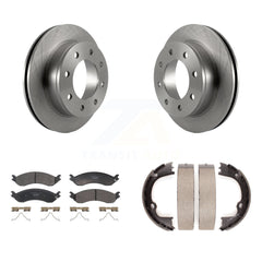 Transit Auto K8T-105707 Disc Brake Kit for 2021-2024 Chevrolet Express 2500, Chevrolet Express 3500, GMC Savana 2500 & more - Rear product image