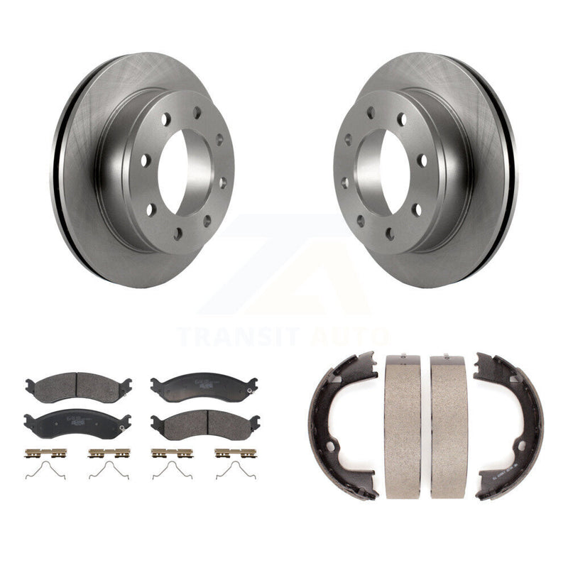 Transit Auto K8T-105707 Disc Brake Kit for 2021-2024 Chevrolet Express 2500, Chevrolet Express 3500, GMC Savana 2500 & more - Rear product image