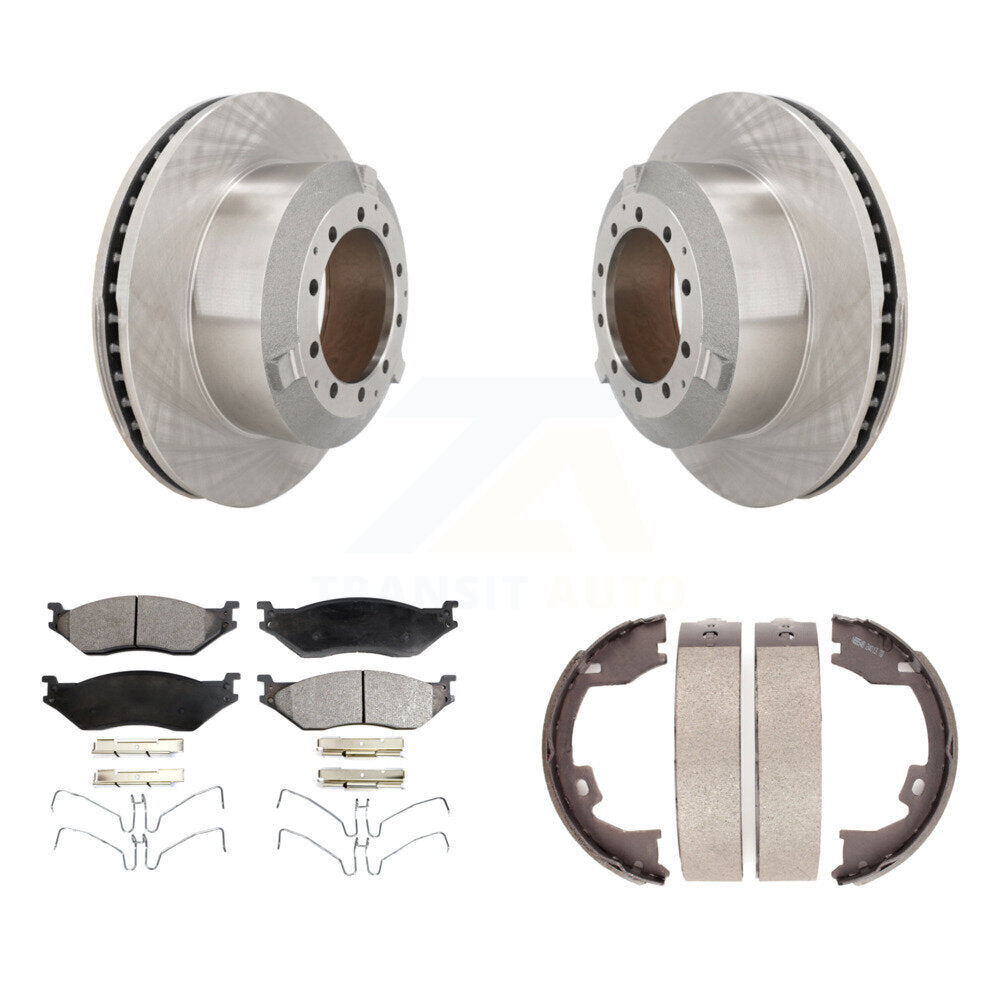 Transit Auto K8T-105722 Disc Brake Kit for 2005-2016 IC Corporation AE School Bus, IC Corporation AC Commercial Bus, Ford LCF & more - Rear product image