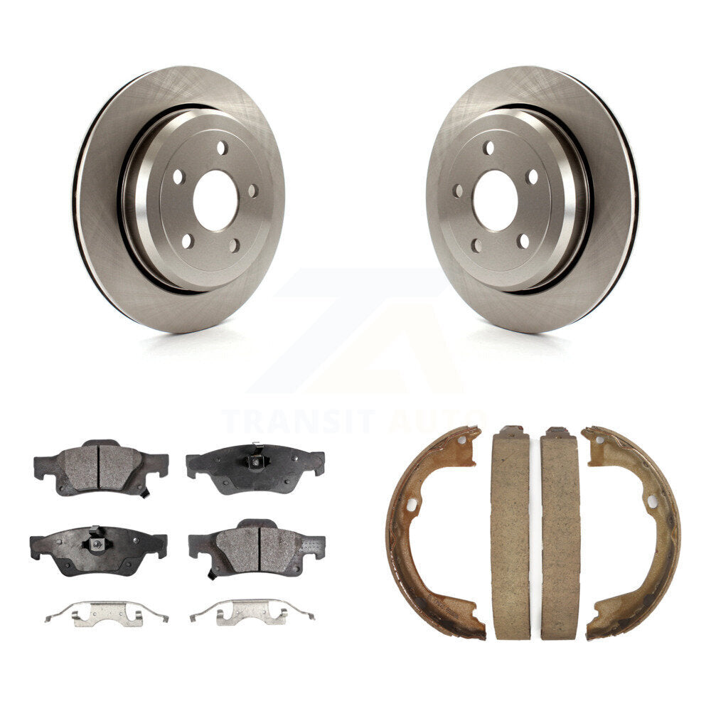 Transit Auto K8T-105749 Disc Brake Kit for 2011-2022 Jeep Grand Cherokee WK, Dodge Durango, Jeep Grand Cherokee - Rear product image