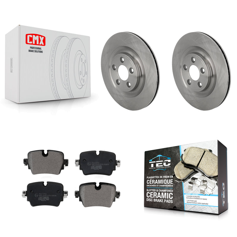 Transit Auto K8T-105765 Disc Brake Kit for 2014-2021 Jaguar XJ, Jaguar F-Type - Rear product image