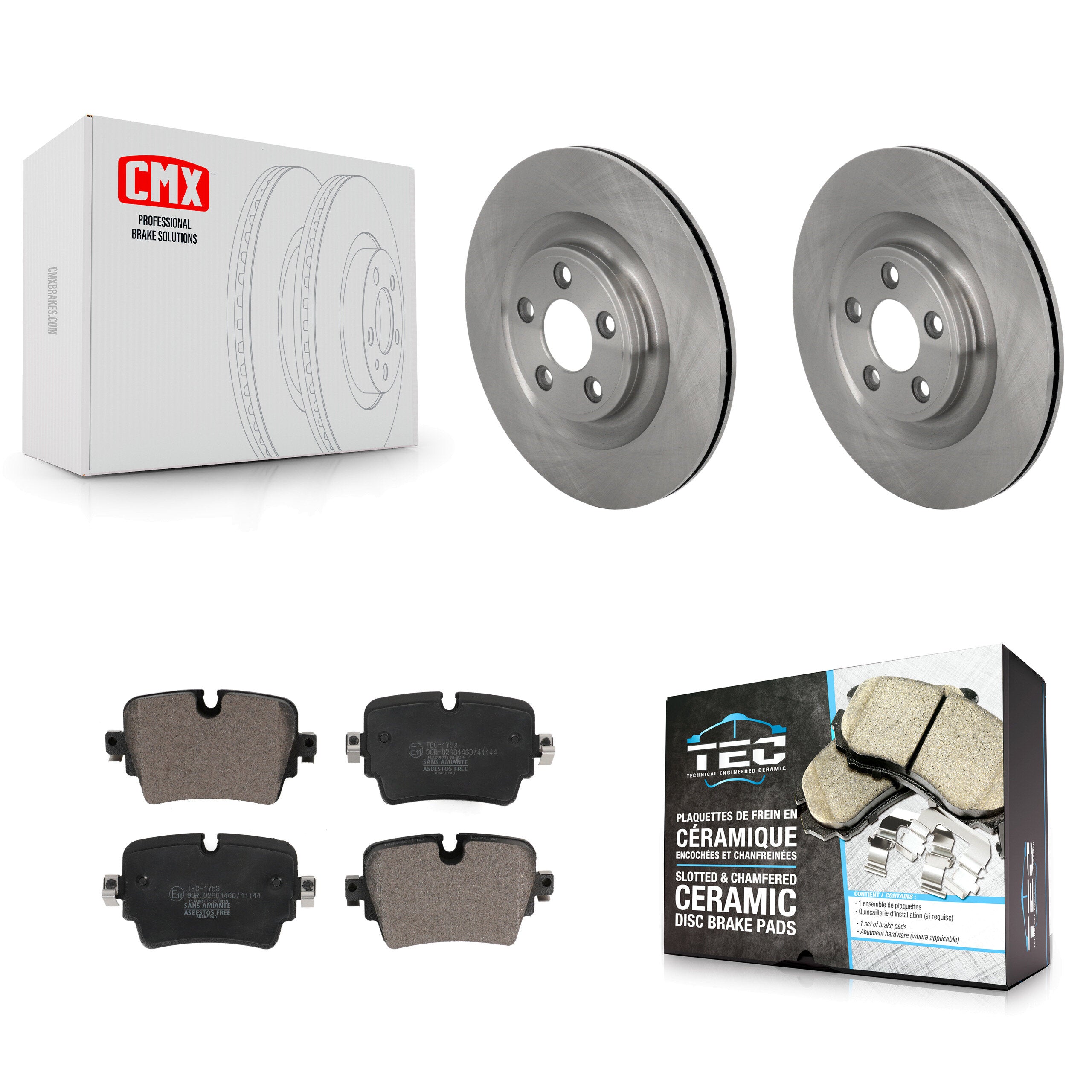 Transit Auto K8T-105766 Disc Brake Kit for 2019 Jaguar XJ - Rear product image