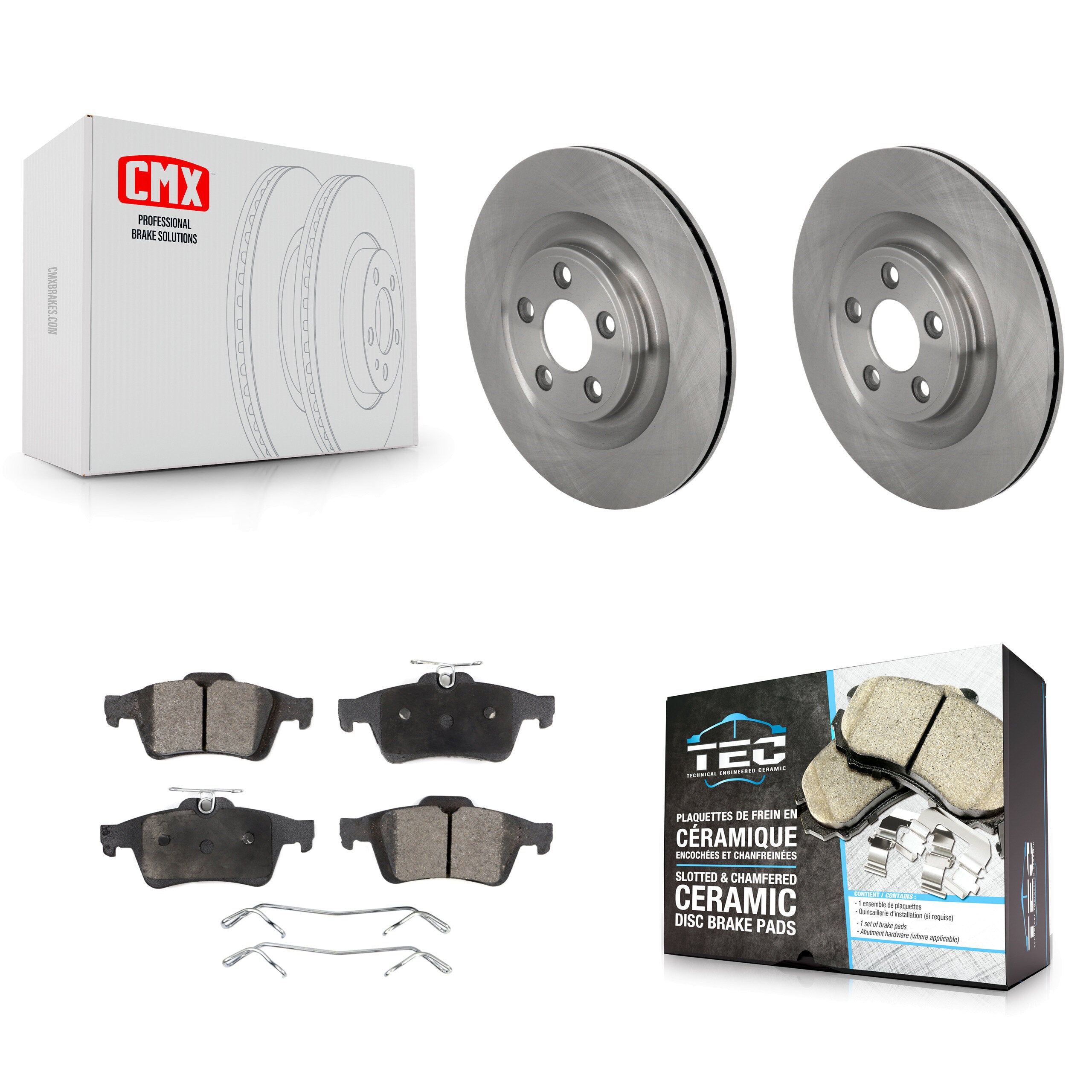 Transit Auto K8T-105767 Disc Brake Kit for 2016 Jaguar XJ - Rear product image