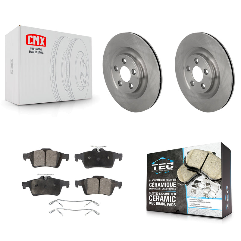 Transit Auto K8T-105767 Disc Brake Kit for 2016 Jaguar XJ - Rear product image