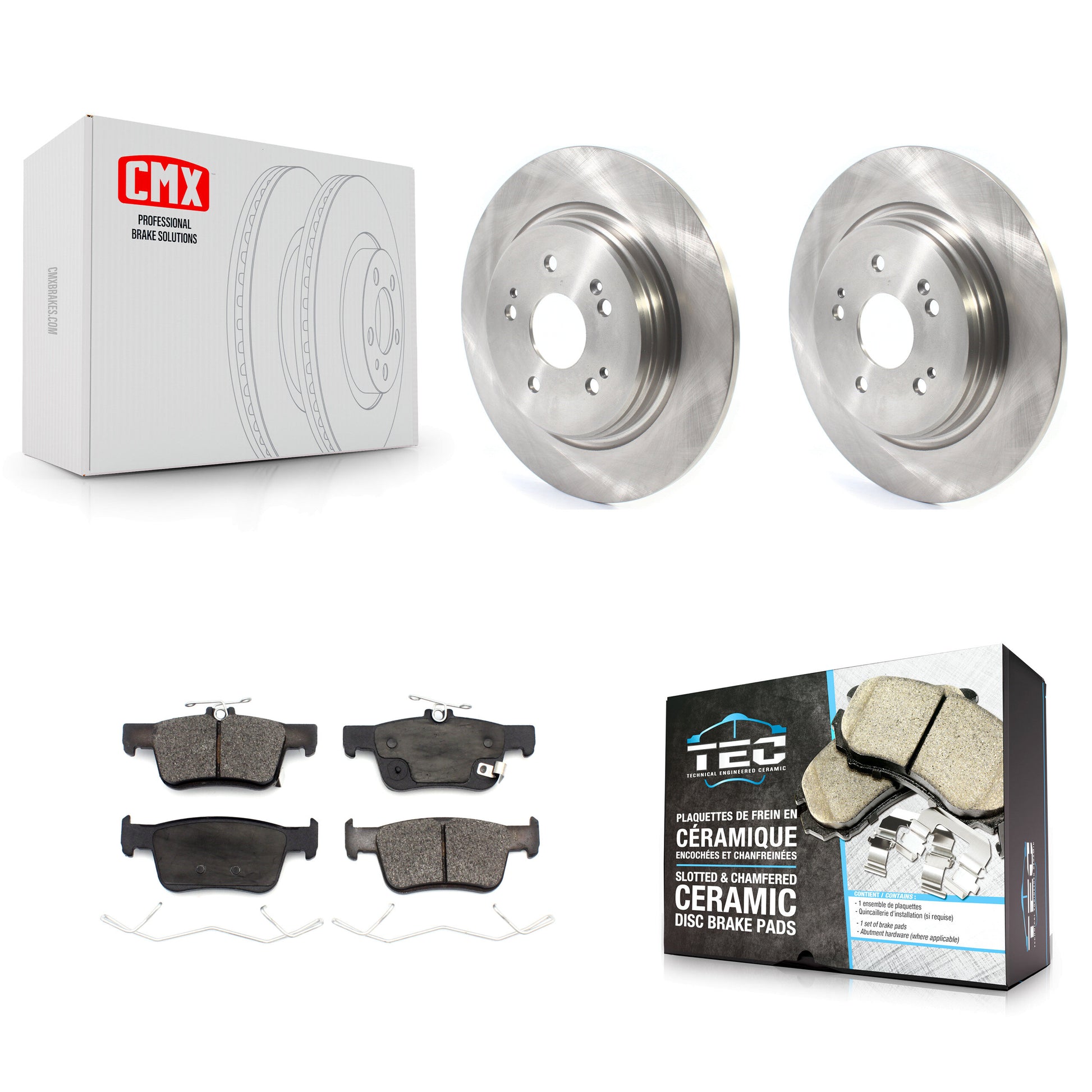 Transit Auto K8T-105772 Disc Brake Kit for 2022-2024 Acura RDX - Rear product image
