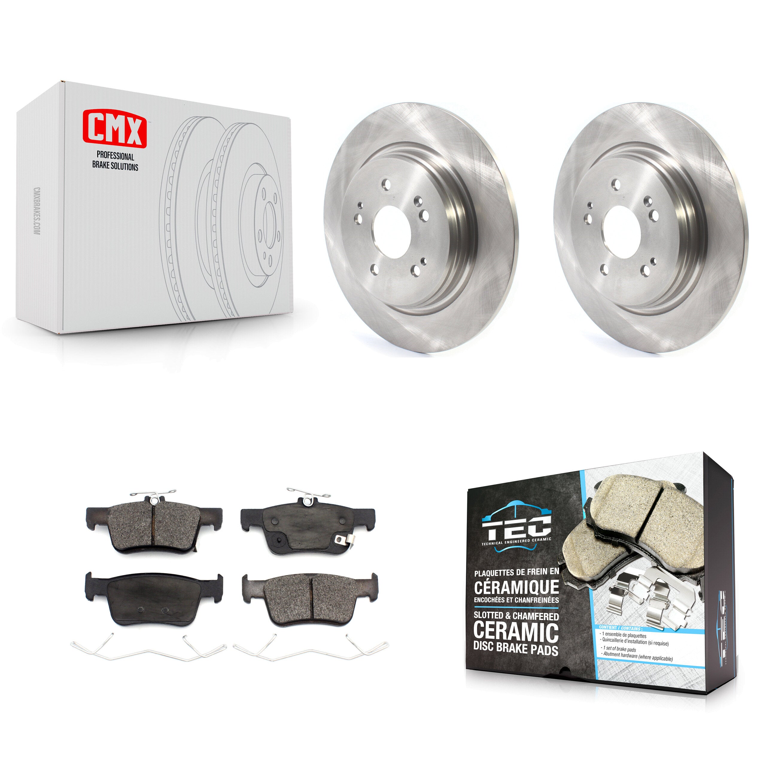 Transit Auto K8T-105772 Disc Brake Kit for 2022-2024 Acura RDX - Rear product image