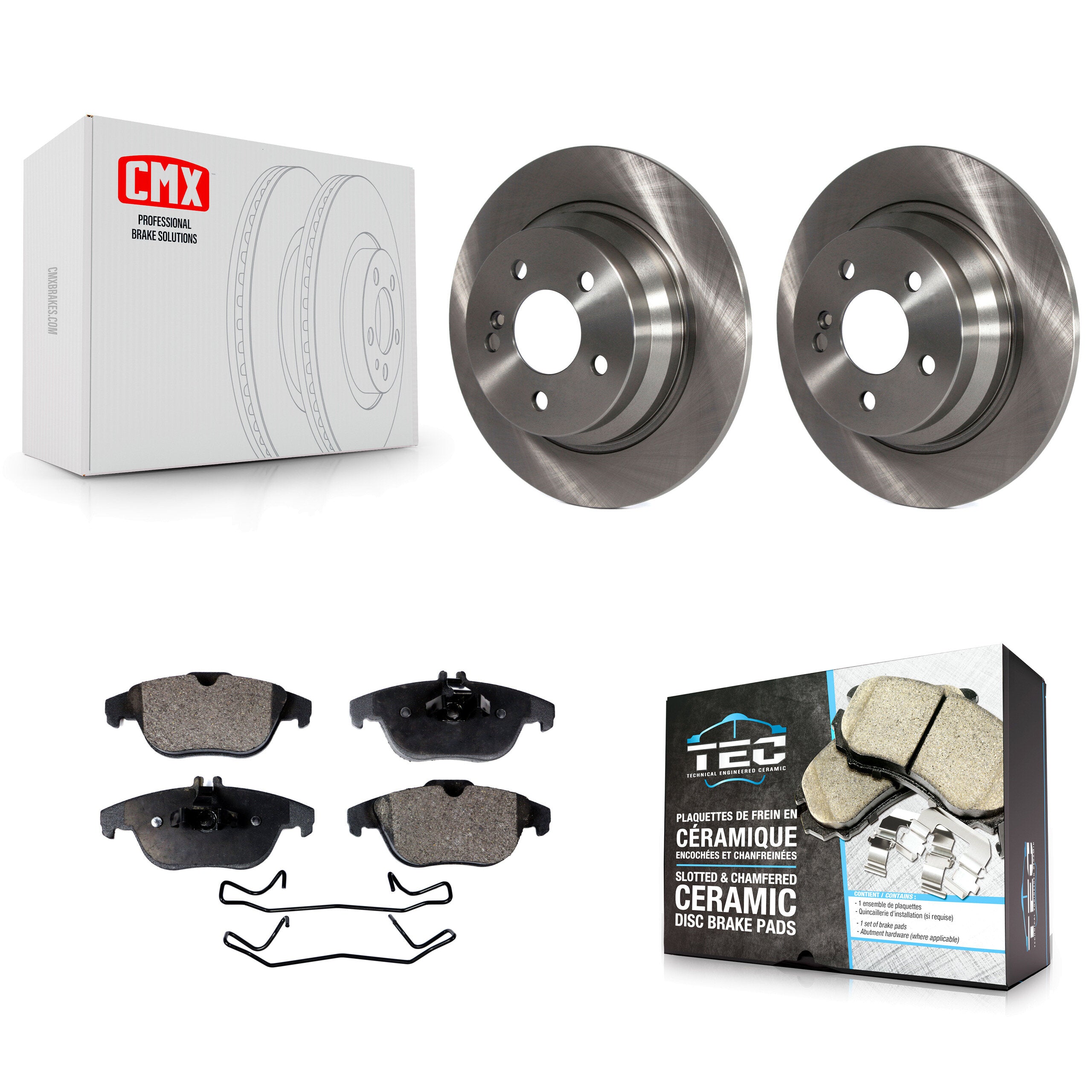 Transit Auto K8T-105775 Disc Brake Kit for 2010 Mercedes-Benz E350 - Rear product image