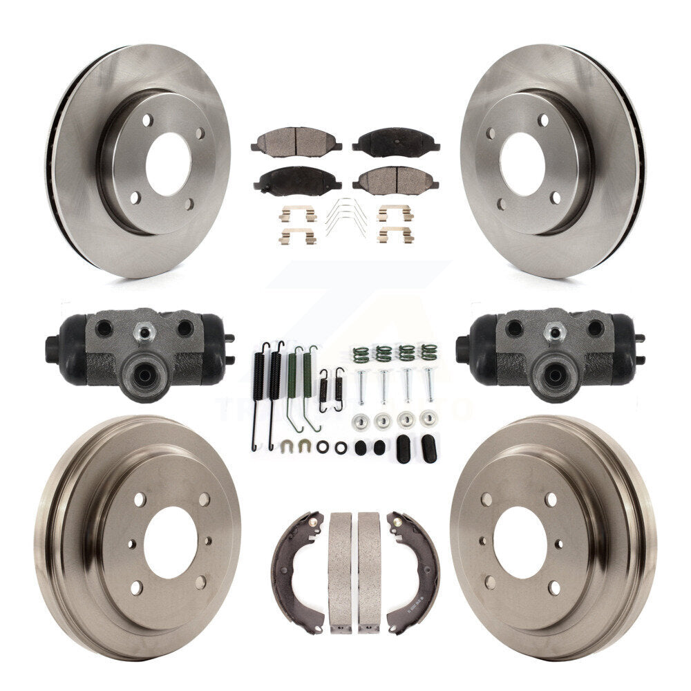 Transit Auto K8T-105779 Disc Brake Kit for 2009-2011 Nissan Versa - Front and Rear product image