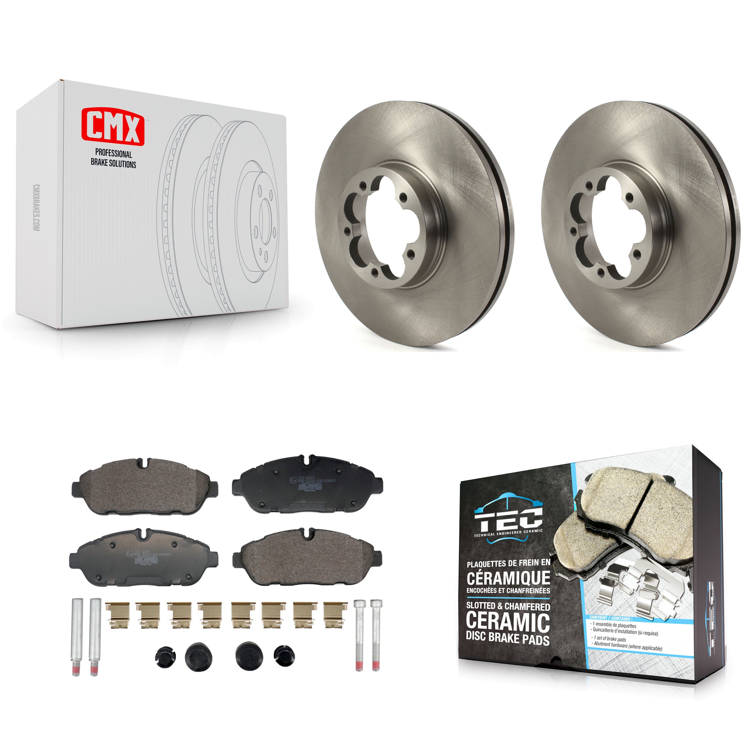 Transit Auto K8T-105781 Disc Brake Kit for 2023 Ford Transit-350 HD - Front product image