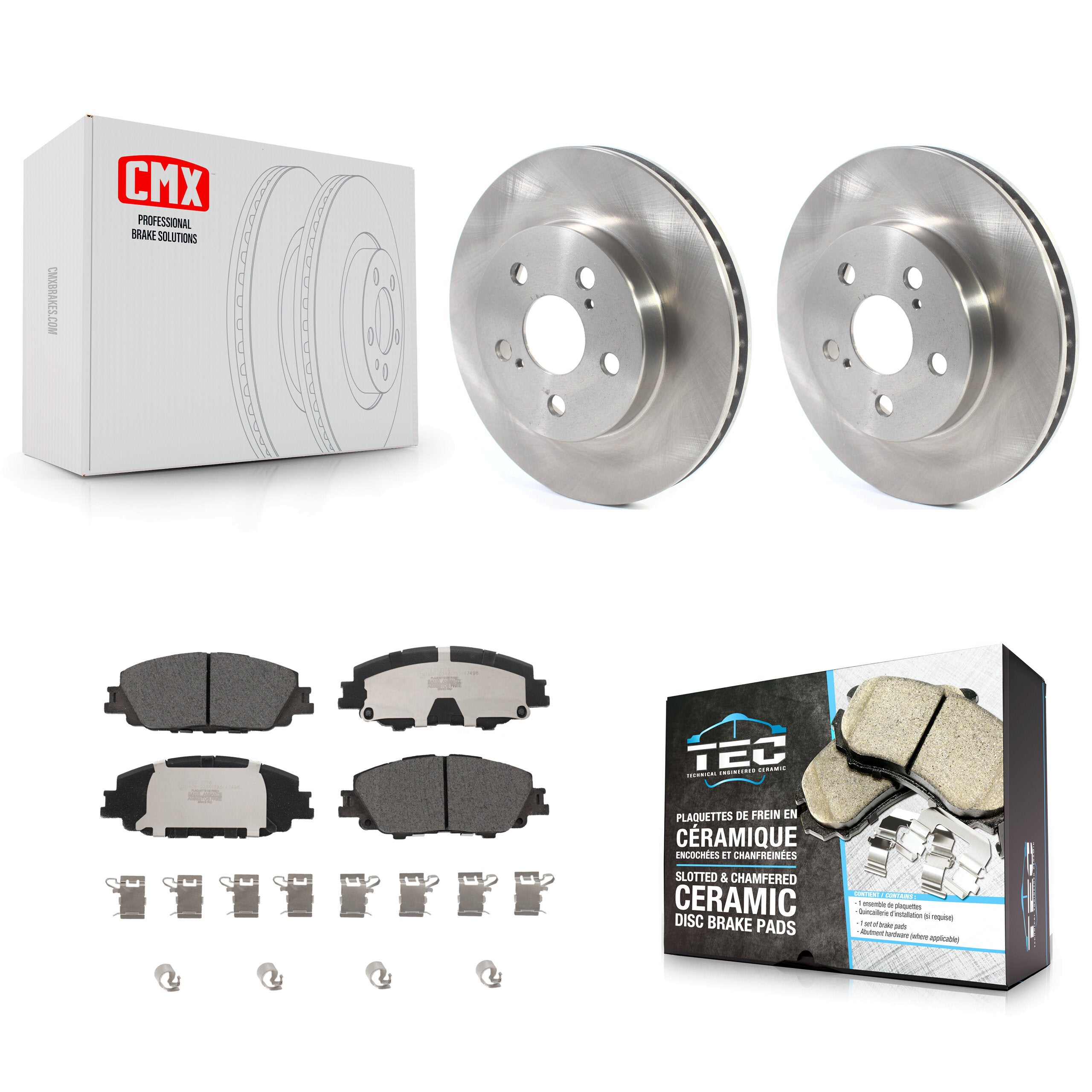 Transit Auto K8T-105782 Disc Brake Kit for 2023 Toyota Corolla - Front product image