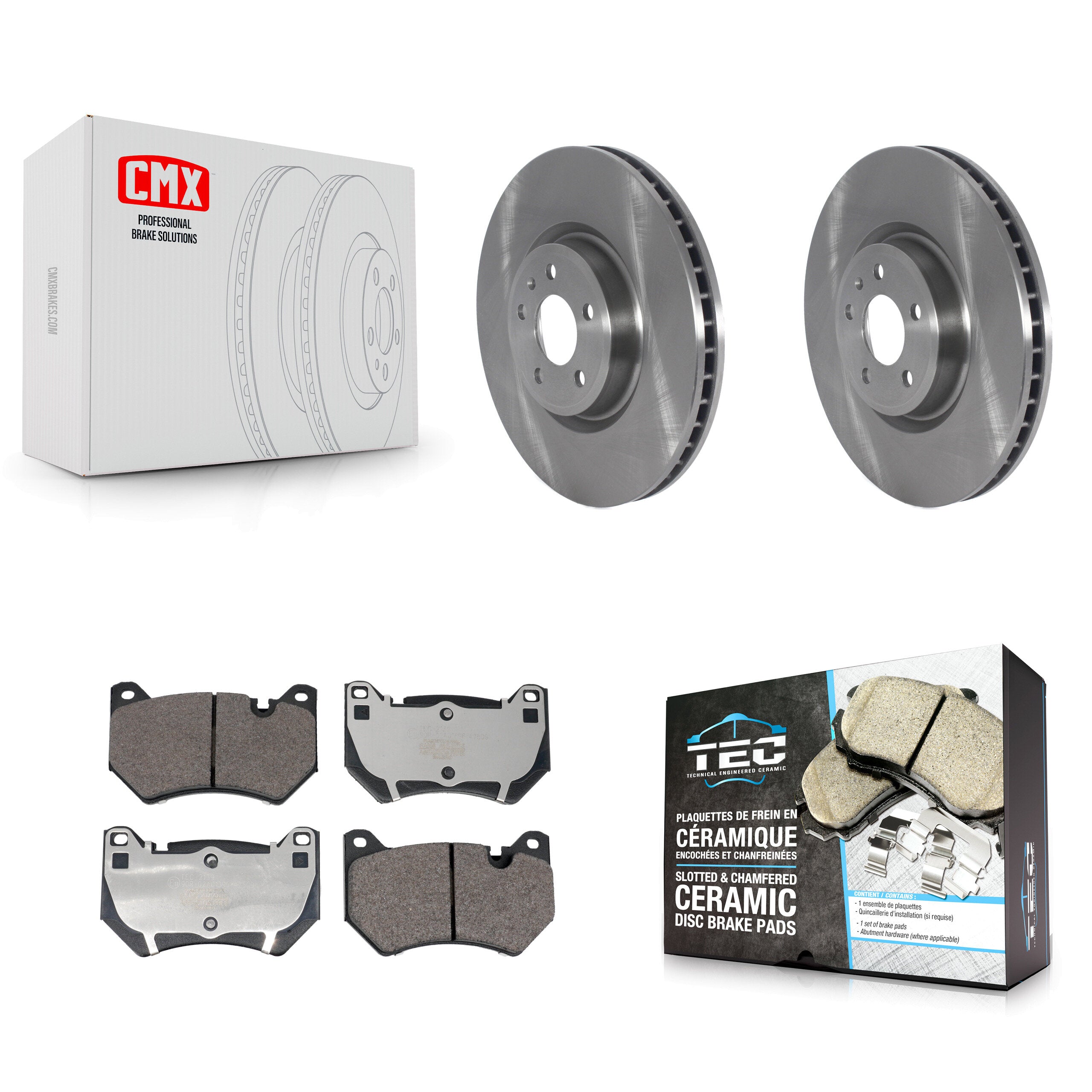 Transit Auto K8T-105785 Disc Brake Kit for 2021 Audi Q5 - Front product image
