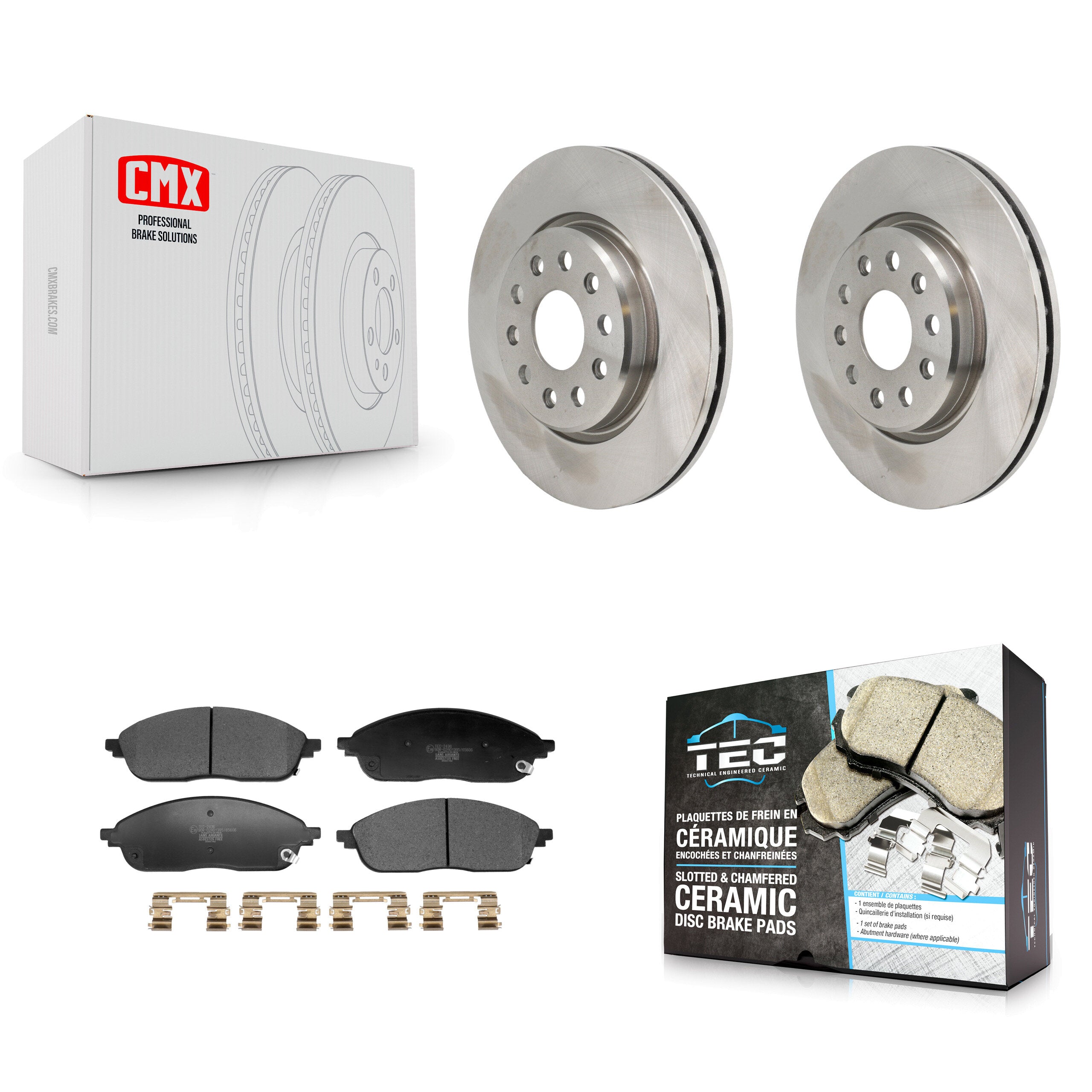 Transit Auto K8T-105786 Disc Brake Kit for 2021 Jeep Grand Cherokee L - Front product image