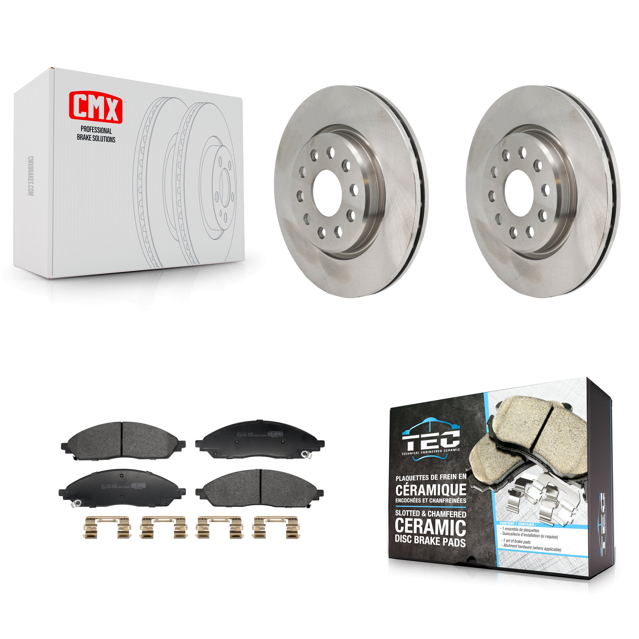 Transit Auto K8T-105787 Disc Brake Kit for 2022-2023 Jeep Grand Cherokee, Jeep Grand Cherokee L - Front product image