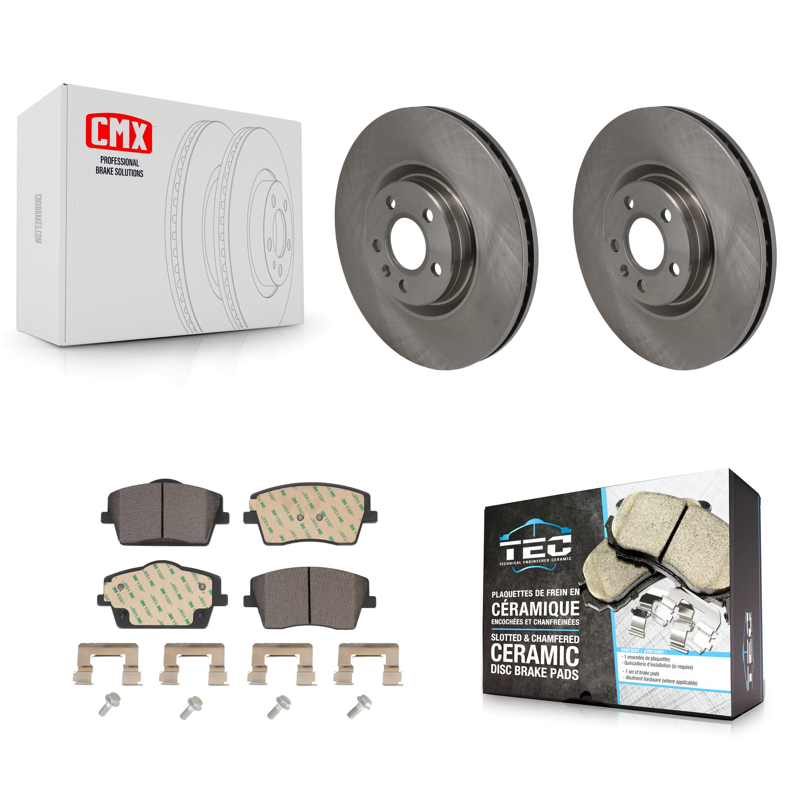 Transit Auto K8T-105789 Disc Brake Kit for 2019-2023 Volvo XC40 - Front product image