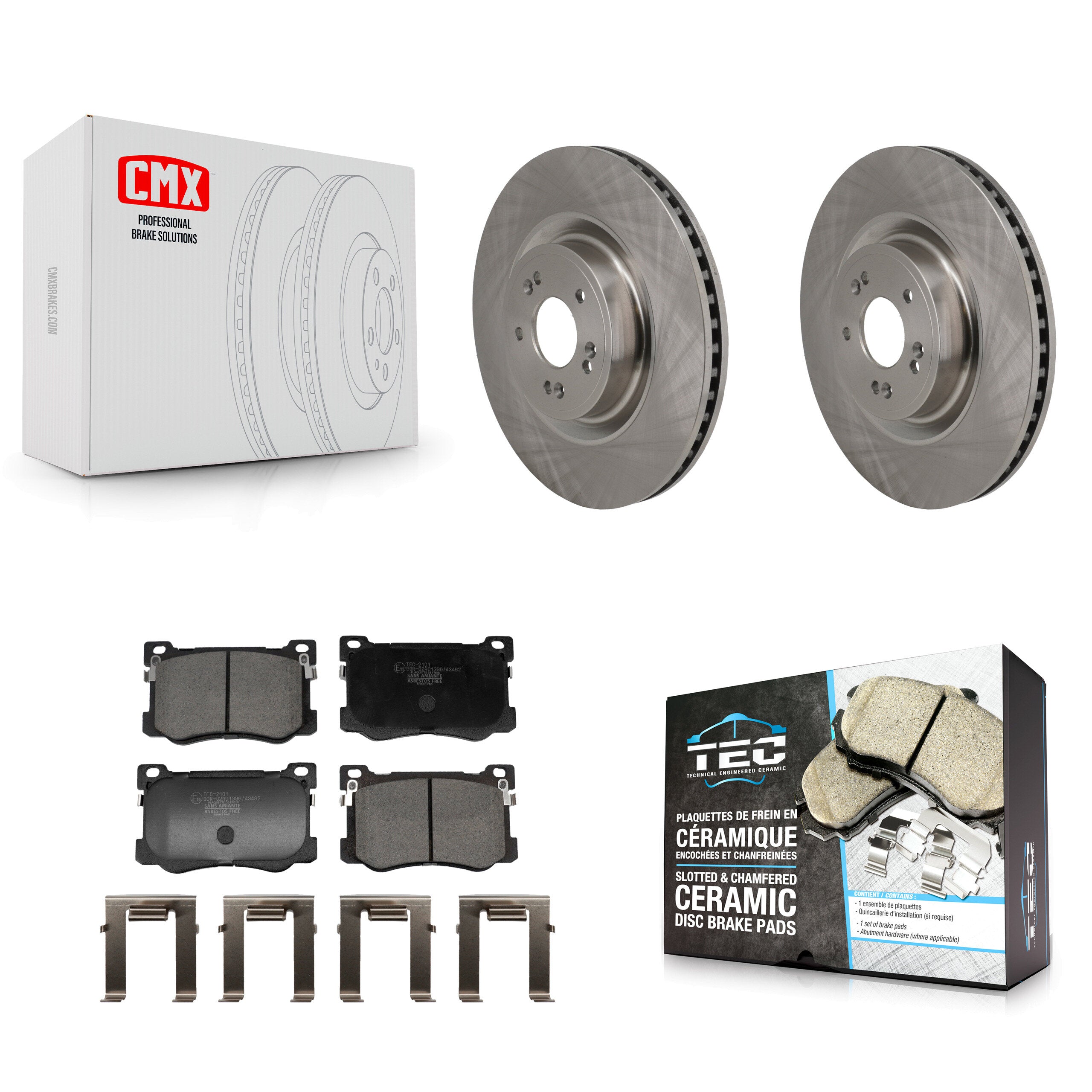 Transit Auto K8T-105792 Disc Brake Kit for 2018-2020 Genesis G80 - Front product image