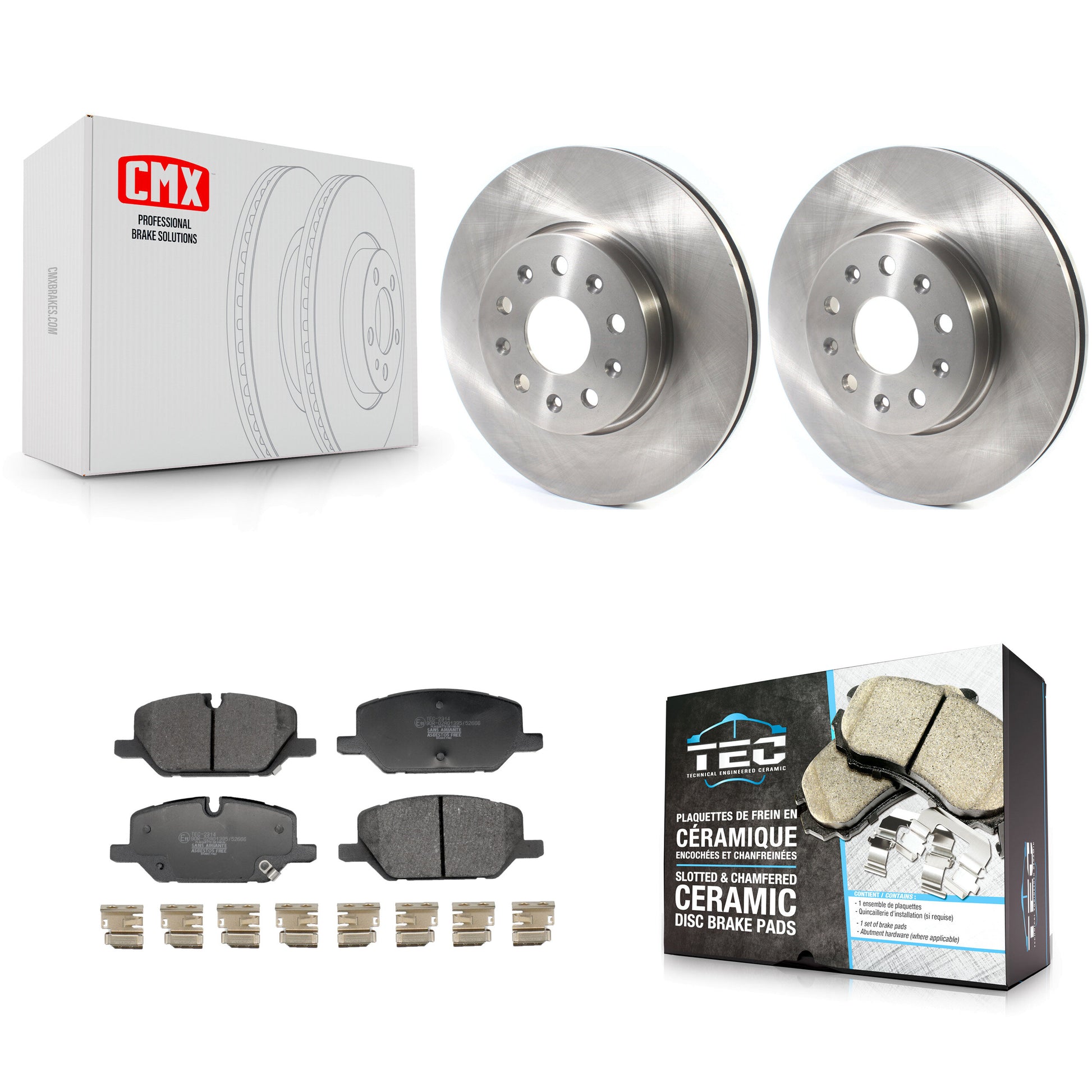 Transit Auto K8T-105796 Disc Brake Kit for 2021-2022 Chevrolet Camaro - Front product image