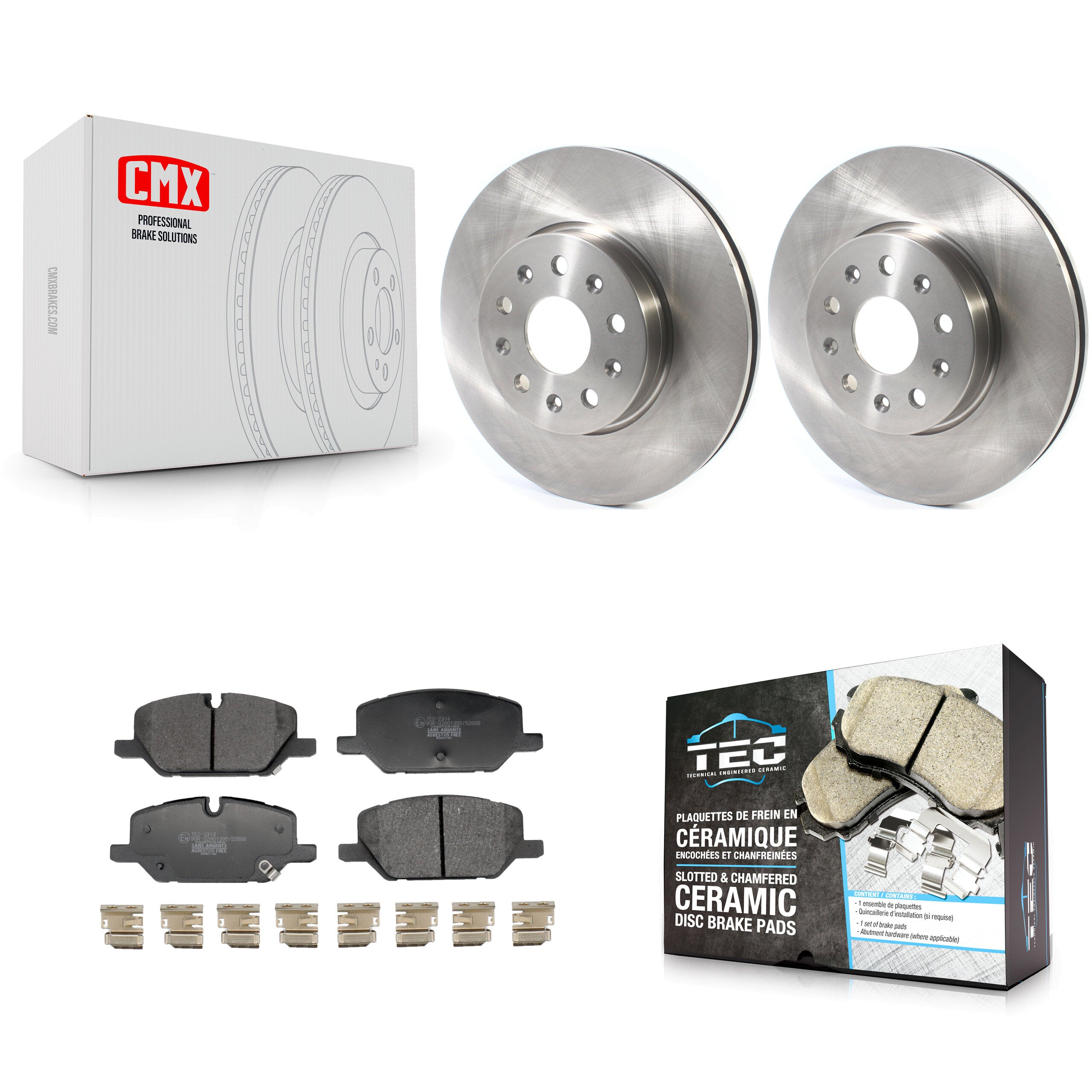 Transit Auto K8T-105796 Disc Brake Kit for 2021-2022 Chevrolet Camaro - Front product image