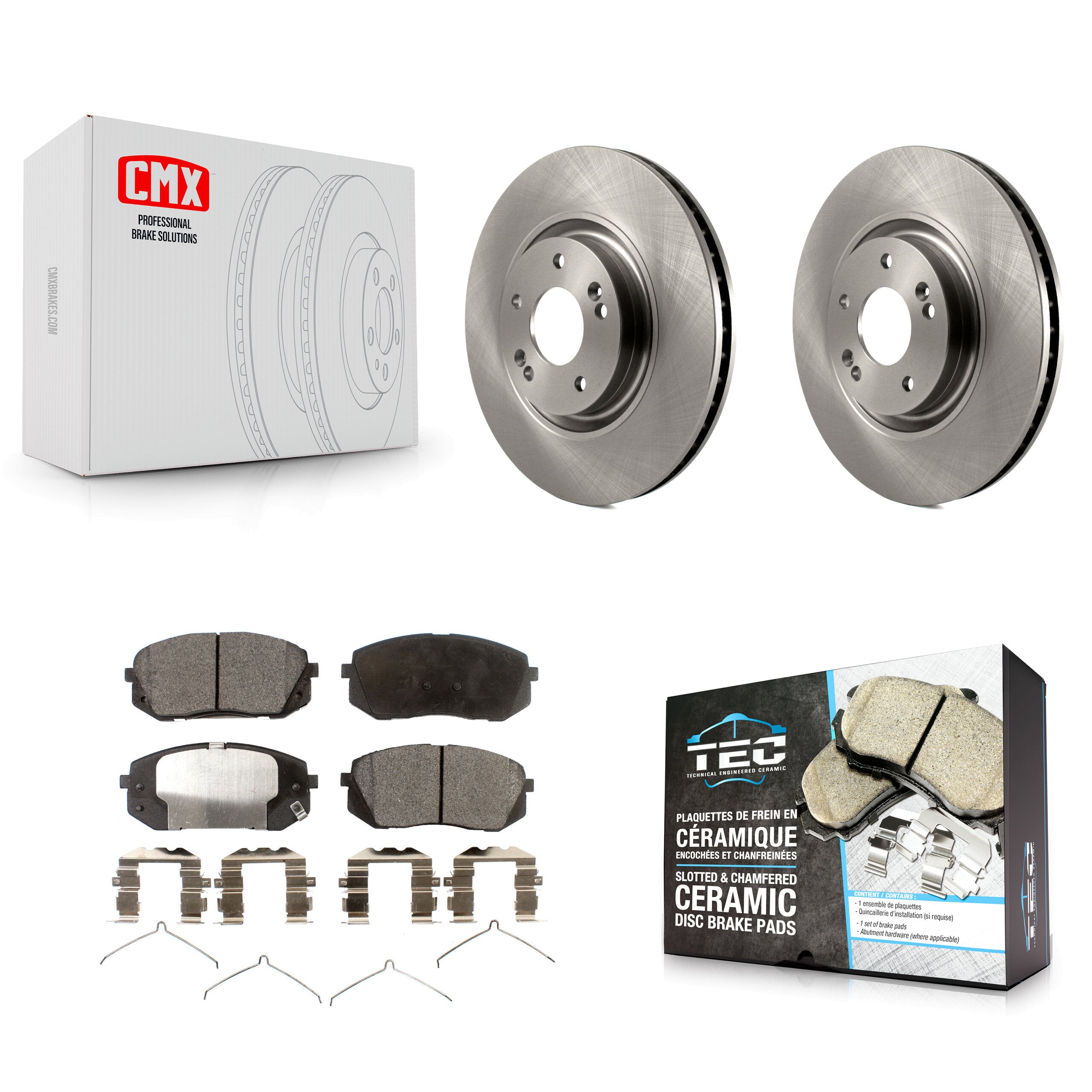 Transit Auto K8T-105802 Disc Brake Kit for 2020 Kia Optima - Front product image