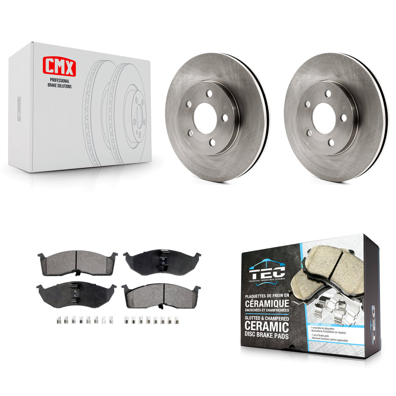 Transit Auto K8T-105805 Disc Brake Kit for 2000-2005 Dodge Neon, Dodge SX 2.0, Chrysler Neon & more - Front product image