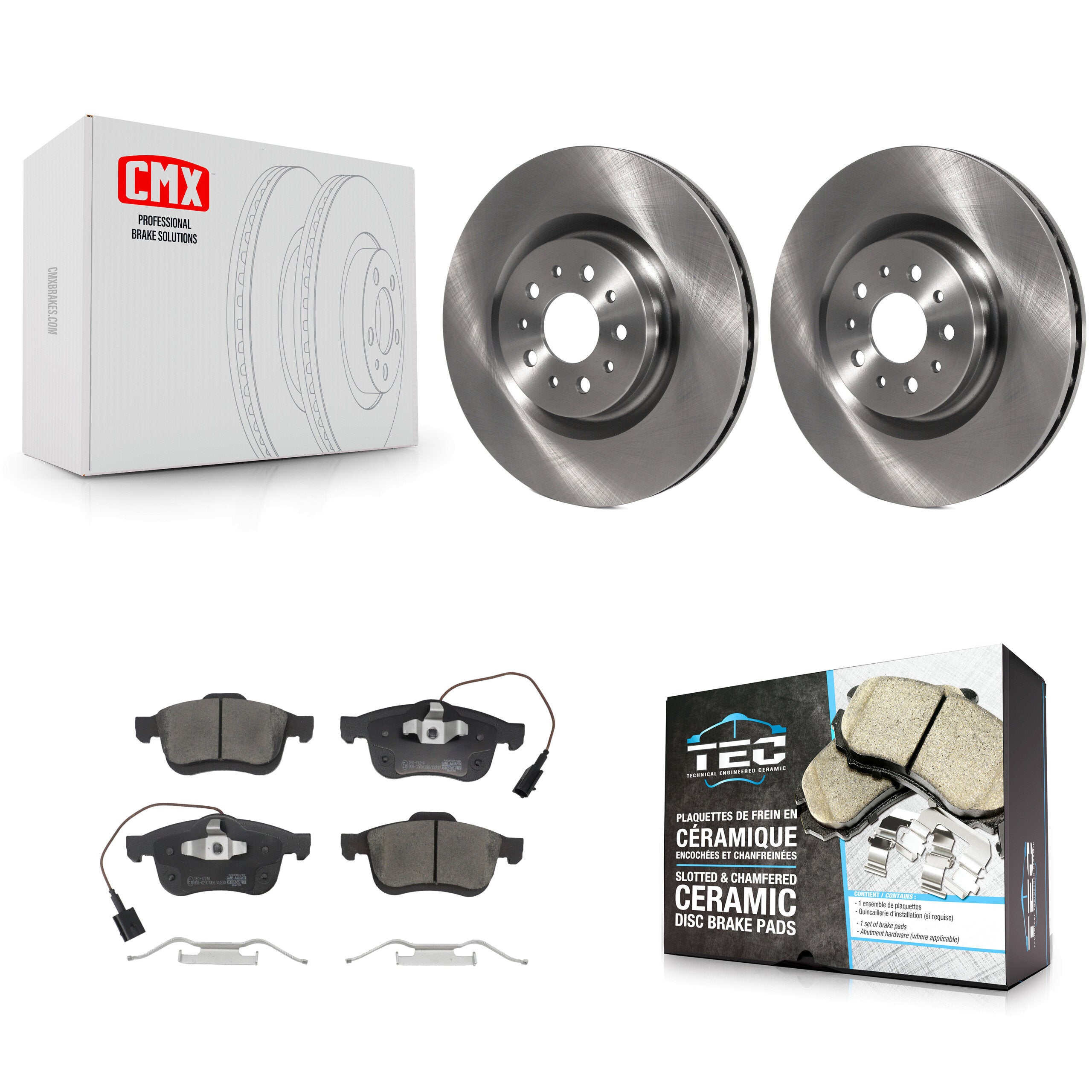 Transit Auto K8T-105810 Disc Brake Kit for 2015-2021 Ram ProMaster City - Front product image