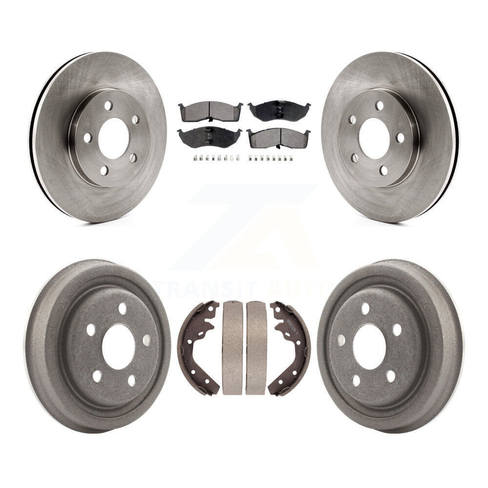 Transit Auto K8T-105813 Disc Brake Kit for 2000-2005 Dodge Neon, Dodge SX 2.0, Chrysler Neon & more - Front and Rear product image