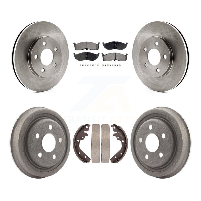 Transit Auto K8T-105813 Disc Brake Kit for 2000-2005 Dodge Neon, Dodge SX 2.0, Chrysler Neon & more - Front and Rear product image