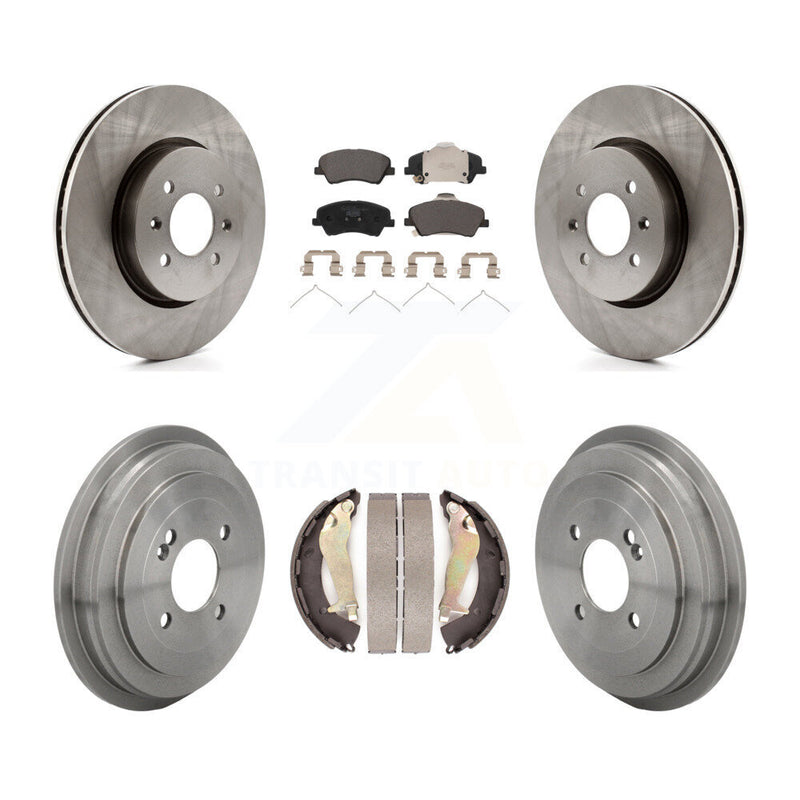 Transit Auto K8T-105816 Disc Brake Kit for 2018-2023 Kia Rio, Hyundai Accent - Front and Rear product image