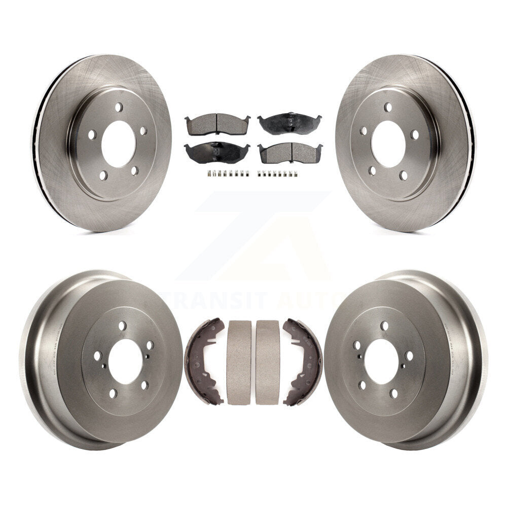 Transit Auto K8T-105817 Disc Brake Kit for 1996-2000 Chrysler Grand Voyager, Chrysler Voyager, Chrysler Town & Country & more - Front and Rear product image