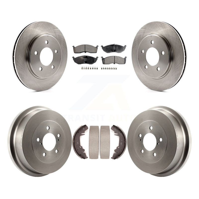Transit Auto K8T-105817 Disc Brake Kit for 1996-2000 Chrysler Grand Voyager, Chrysler Voyager, Chrysler Town & Country & more - Front and Rear product image
