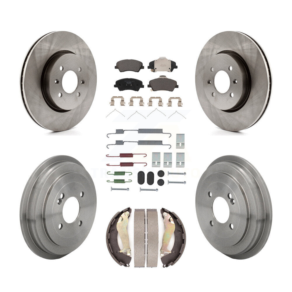 Transit Auto K8T-105825 Disc Brake Kit for 2018-2022 Kia Rio, Hyundai Accent - Front and Rear product image