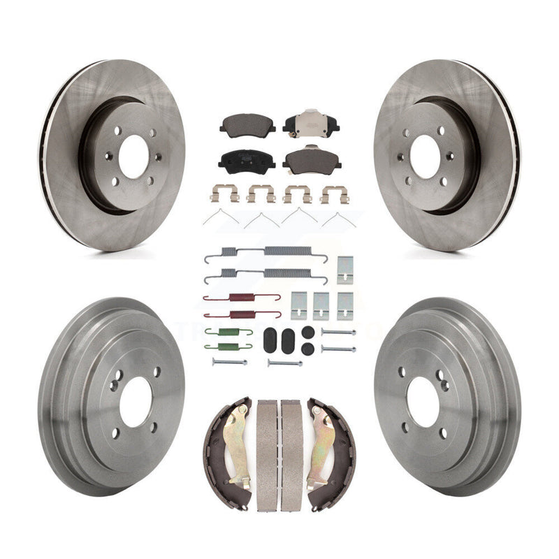 Transit Auto K8T-105825 Disc Brake Kit for 2018-2022 Kia Rio, Hyundai Accent - Front and Rear product image