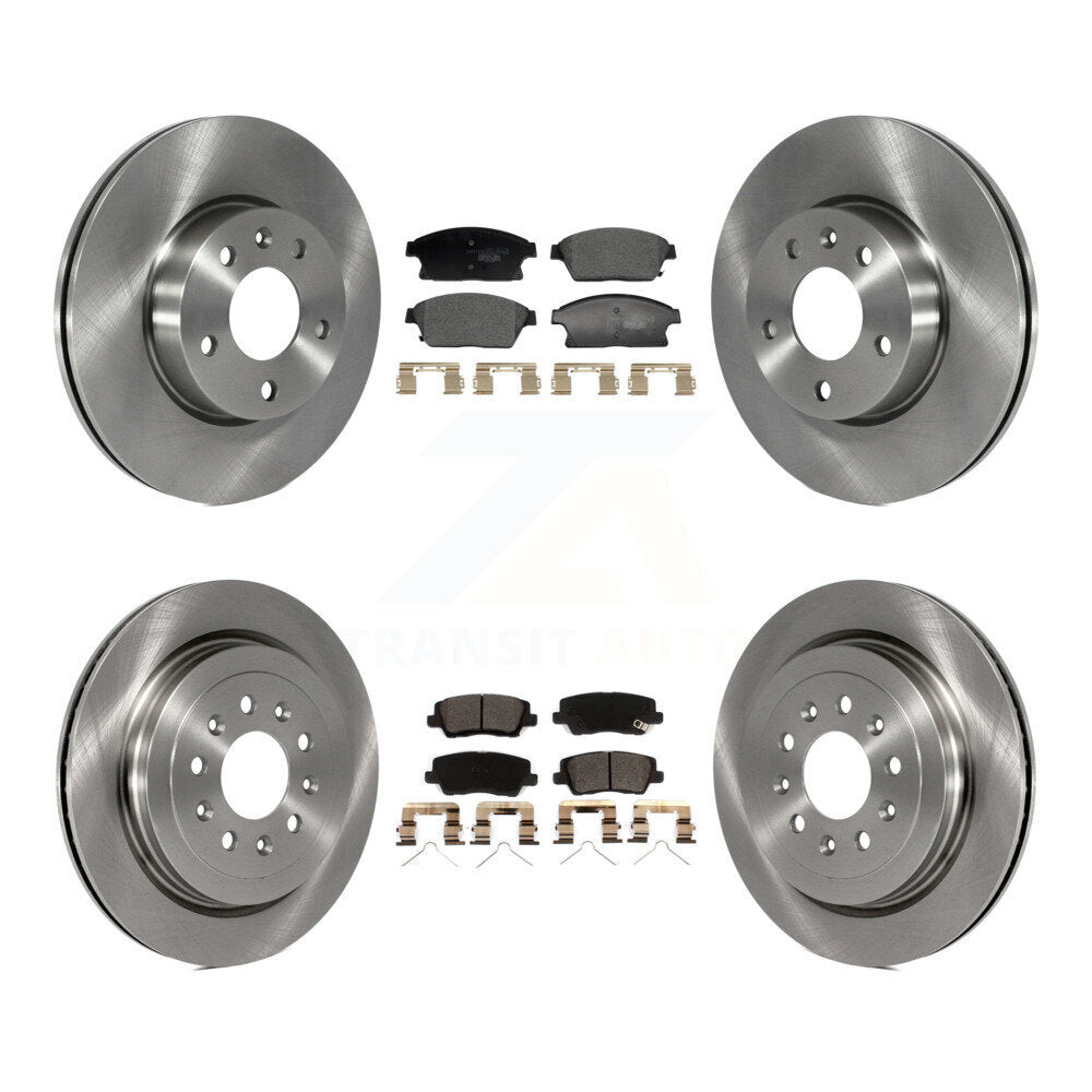 Transit Auto K8T-105858 Disc Brake Kit for 2018 Cadillac ATS - Front and Rear product image