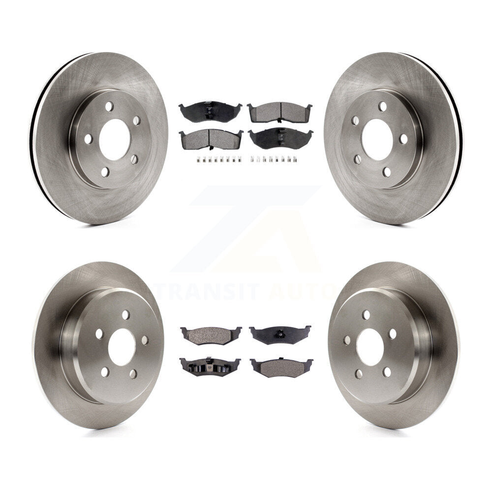 Transit Auto K8T-105862 Disc Brake Kit for 2000-2003 Dodge Neon, Chrysler Neon, Plymouth Neon - Front and Rear product image