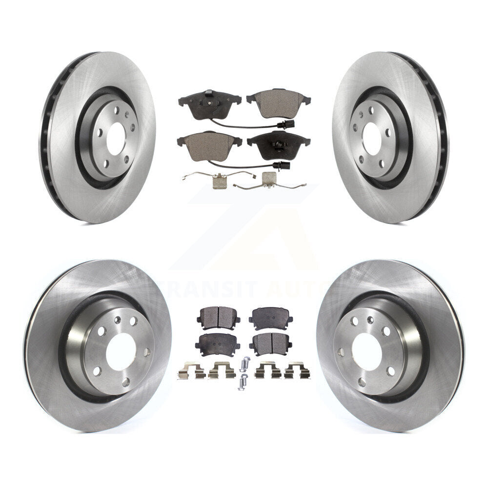Transit Auto K8T-105866 Disc Brake Kit for 2010-2015 Audi TTS Quattro - Front and Rear product image