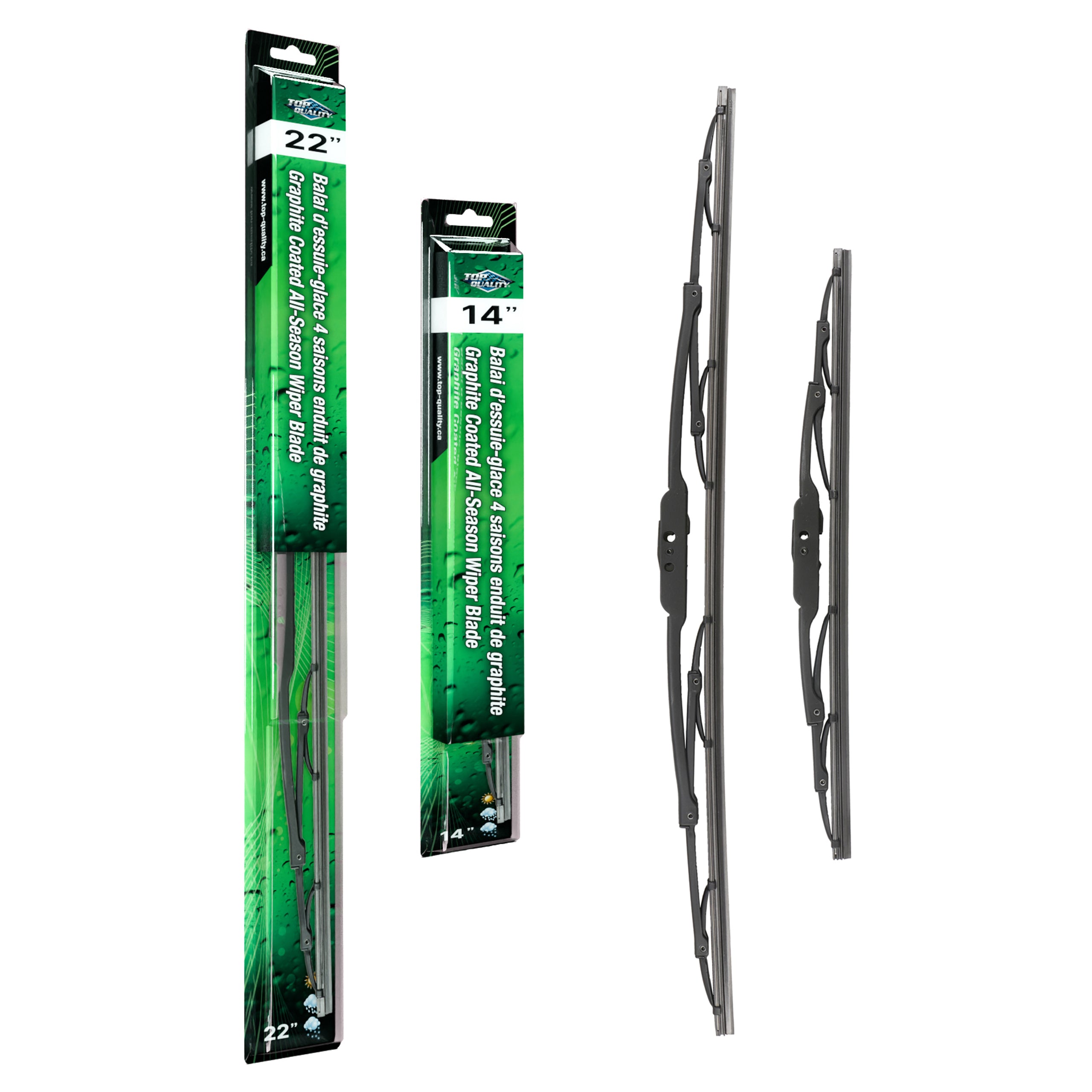 Top Quality K90-100016 Windshield Wiper Blade for 2000-2017 Nissan Juke, Toyota Echo - Front product image