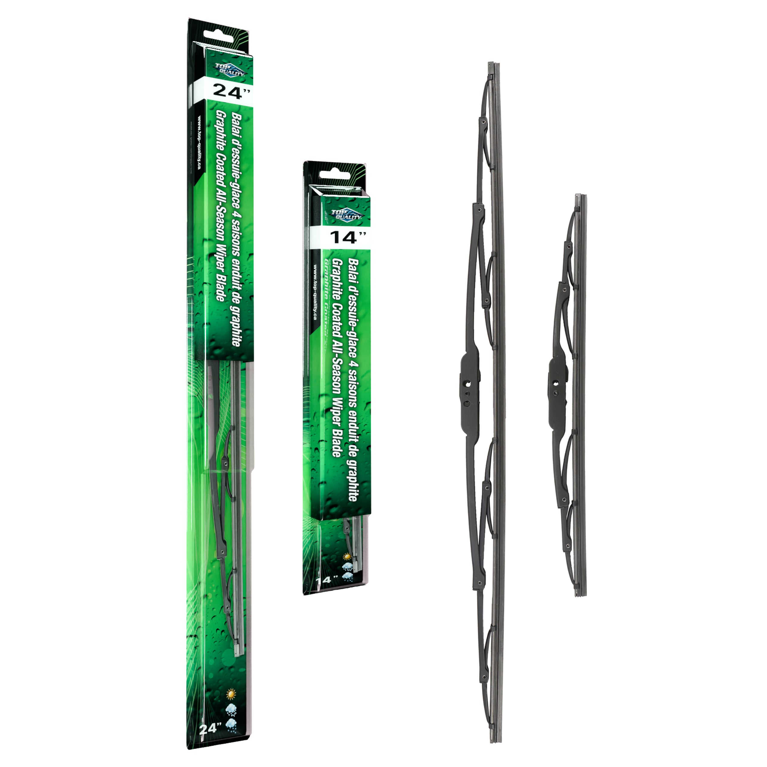 Top Quality K90-100017 Windshield Wiper Blade for 2011-2022 Nissan Micra, Chevrolet Spark, Chevrolet Spark EV & more - Front product image
