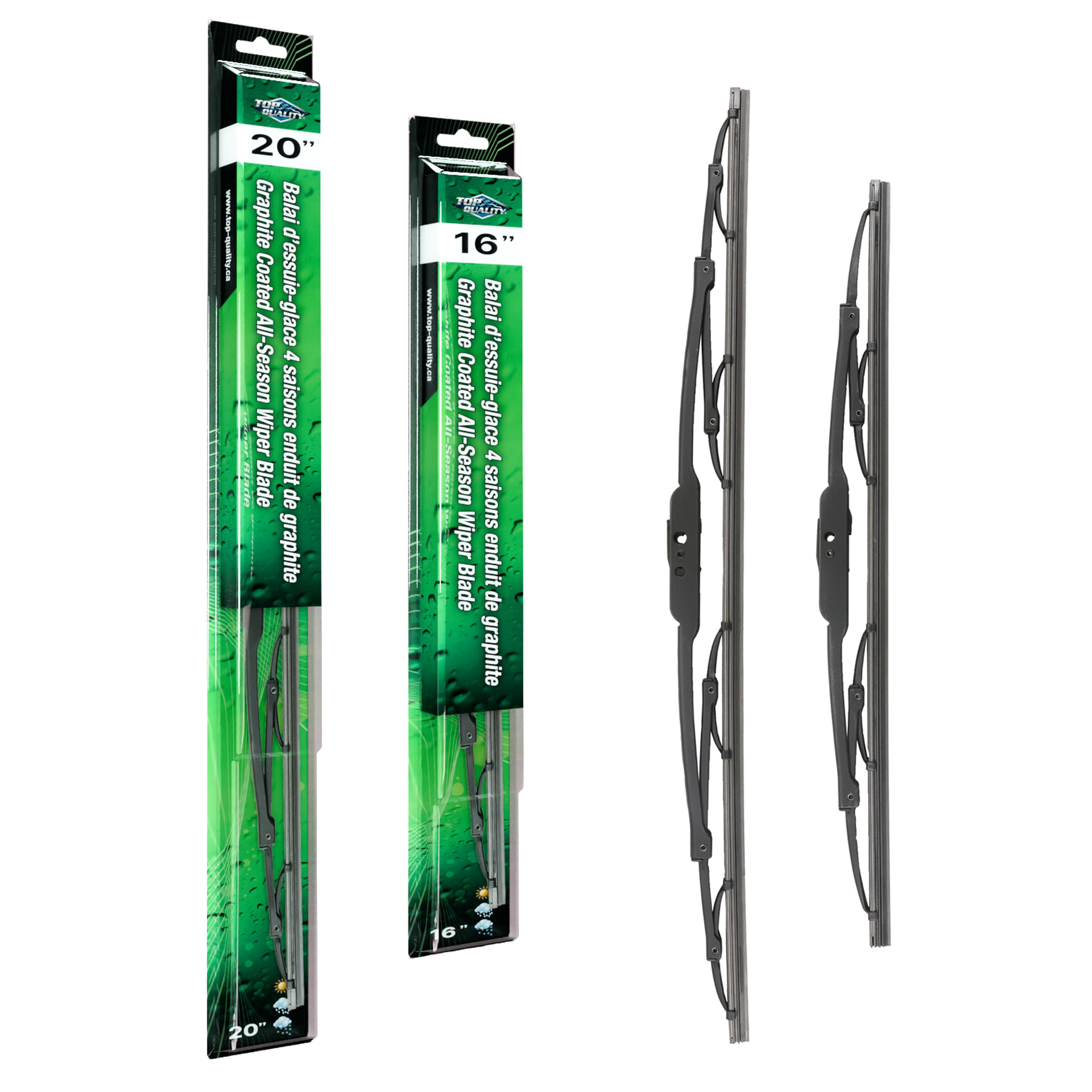 Top Quality K90-100040 Windshield Wiper Blade for 1991-1997 Eagle Summit, Ford Aspire, Dodge Colt - Front product image