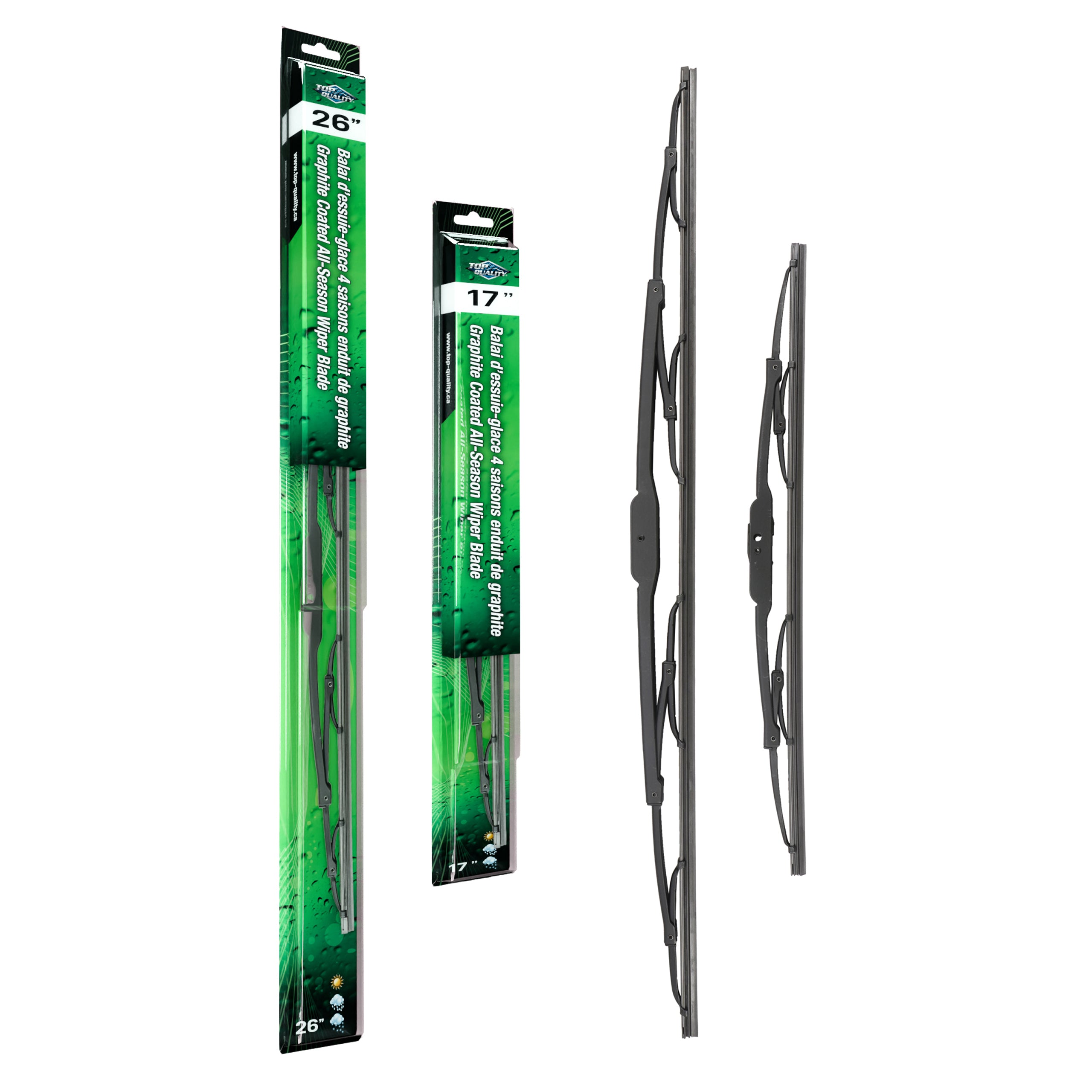 Top Quality K90-100059 Windshield Wiper Blade for 2000-2022 Nissan Sentra, Nissan Versa, Nissan Altima & more - Front product image