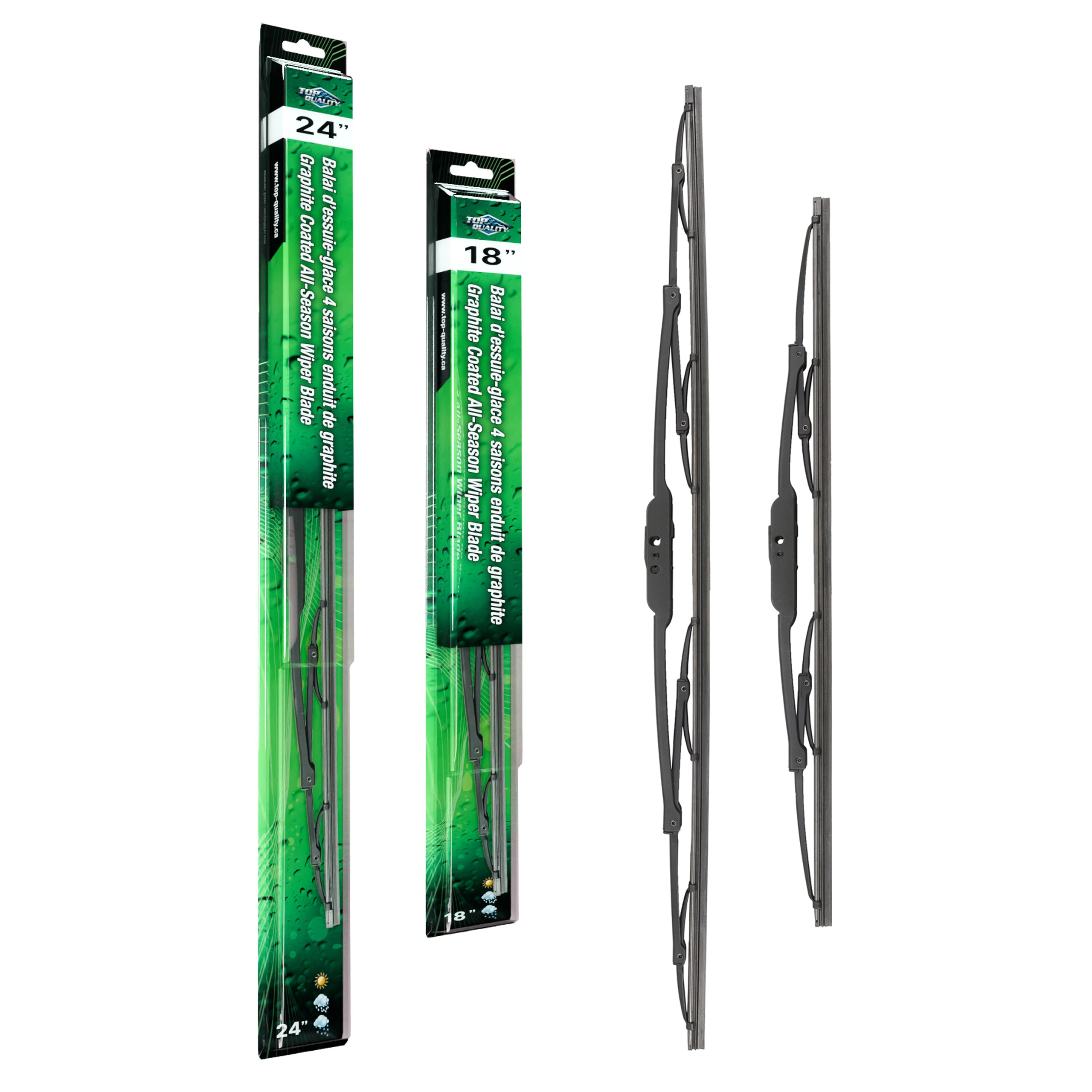 Top Quality K90-100082 Windshield Wiper Blade for 1998-2022 Hyundai Elantra, Kia Seltos, Hyundai Venue & more - Front product image